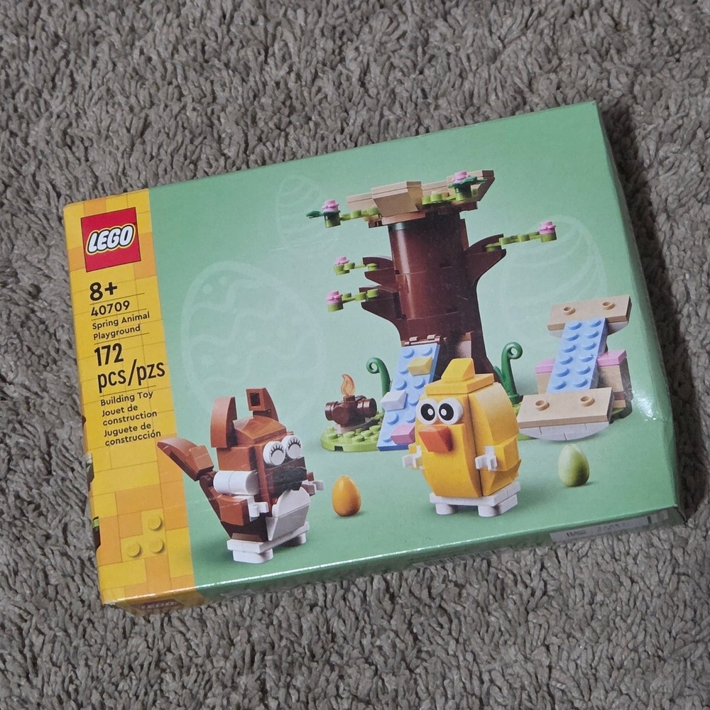 Title

LEGO Spring Animal Playground 40709 Easter Chick‎ & Squirrel 172 Pieces